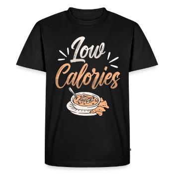 Low Carb Diet Low Calories Nutrition Healthy Diet - Men's Premium Organic T-Shirt - black - Front - Nico (187cm)