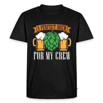 Beer Brewing A Perfect Brew For Malt Beer Brewer - Men's Premium Organic T-Shirt - black - Front - Nico (187cm)