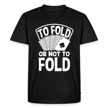Joueur de poker Joueur de poker Cadeau de poker - T-shirt Premium bio Homme - noir - Devant - Nico (187cm)