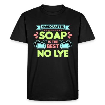Soapmaking Handcrafted Soap Is Soapers Soap Maker - Men's Premium Organic T-Shirt - black - Front - Nico (187cm)
