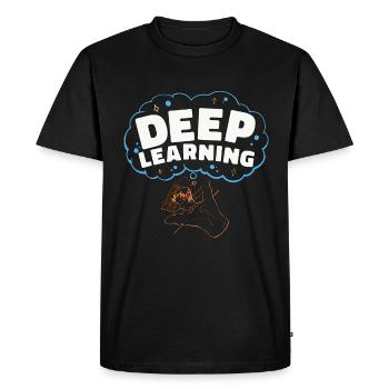 Artificial Intelligence Deep Learning Programmer - Men's Premium Organic T-Shirt - black - Front - Nico (187cm)