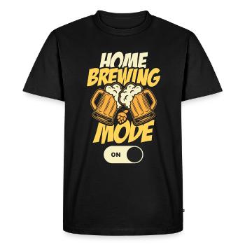 Brassage de bière Home Brewing Mode Malt Home Brewer - T-shirt Premium bio Homme - noir - Devant - Nico (187cm)