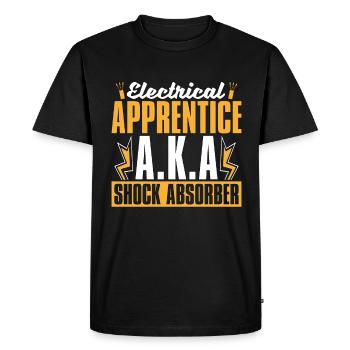 Electrical Engineering Electrical Apprentice A.K.A - Men's Premium Organic T-Shirt - black - Front - Nico (187cm)