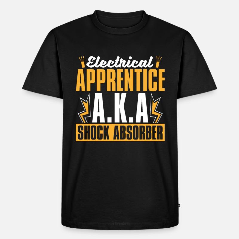 Electrical Engineering Electrical Apprentice A.K.A - Männer Premium Bio T-Shirt - Schwarz