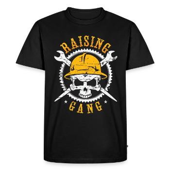 Ironworker Raising Gang Weld Locksmith Ironworkers - Men's Premium Organic T-Shirt - black - Front - Nico (187cm)