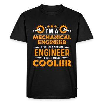 Génie mécanique Je suis mécanicien mécanique - T-shirt Premium bio Homme - noir - Devant - Nico (187cm)