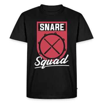 Caisse claire Caisse claire Snare Squad Instrument Drumming Batteur - T-shirt Premium bio Homme - noir - Devant - Nico (187cm)