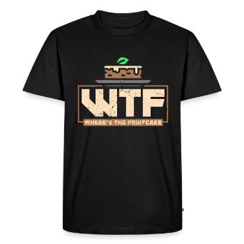 Fruitcake Where's The Fruitcake Loves Nutty Baking - Men's Premium Organic T-Shirt - black - Front - Nico (187cm)
