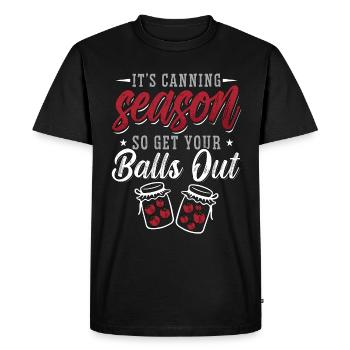 La mise en conserve est la saison de la mise en conserve, alors procurez-vous un pot Homesteader - T-shirt Premium bio Homme - noir - Devant - Nico (187cm)