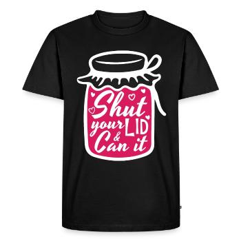 Conserves Fermez votre couvercle et pouvez-le Homesteader Canner - T-shirt Premium bio Homme - noir - Devant - Nico (187cm)
