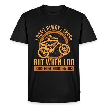 BMX Racing I Don't Always Crash Cycling BMX Rider - Men's Premium Organic T-Shirt - black - Front - Nico (187cm)
