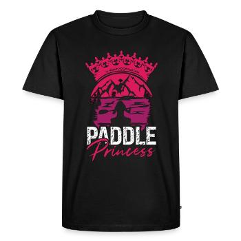 Kayaking Paddle Princess Paddle Boat Kayak Lover - Men's Premium Organic T-Shirt - black - Front - Nico (187cm)