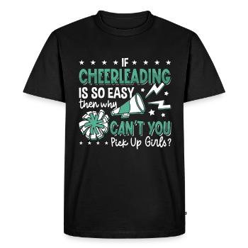 Si le cheerleading est si facile cheerleading Cheerleader d’équipe - T-shirt Premium bio Homme - noir - Devant - Nico (187cm)
