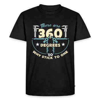 Architecture There Are 360 Degrees Architectural - Men's Premium Organic T-Shirt - black - Front - Nico (187cm)