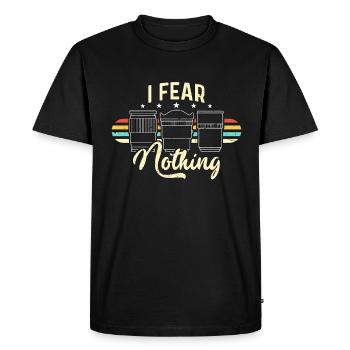 Camera Operator I Fear Nothing Retro Video Shoots - Men's Premium Organic T-Shirt - black - Front - Nico (187cm)
