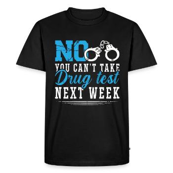 Agent de probation Non, vous ne pouvez pas prendre de gardien de prison - T-shirt Premium bio Homme - noir - Devant - Nico (187cm)