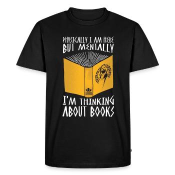Mythologie grecque physiquement je suis ici dieu antique - T-shirt Premium bio Homme - noir - Devant - Nico (187cm)
