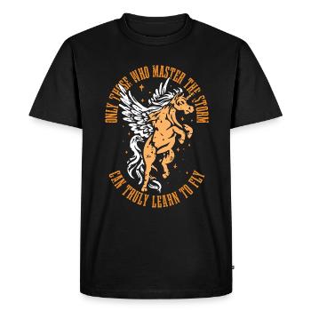 Mythologie grecque seulement ceux qui maîtrisent le dieu antique - T-shirt Premium bio Homme - noir - Devant - Nico (187cm)