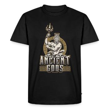 Mythologie grecque Mythe des dieux antiques Grèce Histoire - T-shirt Premium bio Homme - noir - Devant - Nico (187cm)
