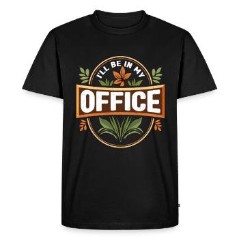 Herbalism I'll Be In My Office Herbal Herbalist - Men's Premium Organic T-Shirt - black - Front - Nico (187cm)