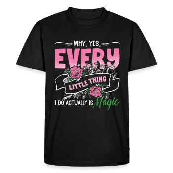 Wedding Planner Why Yes Every Little Thing Planner - Men's Premium Organic T-Shirt - black - Front - Nico (187cm)