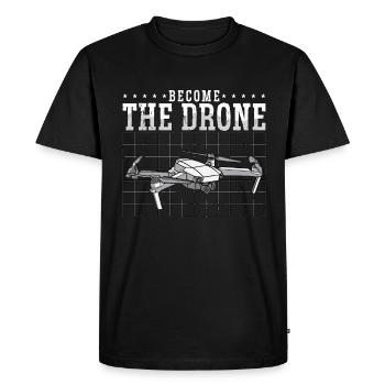 Drone Racing Become The Drone Multicopter Fpv Race - Men's Premium Organic T-Shirt - black - Front - Nico (187cm)