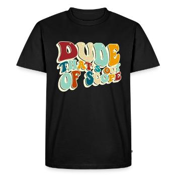 Project Management Dude That's Out Of Team Leader - Men's Premium Organic T-Shirt - black - Front - Nico (187cm)