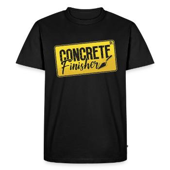 Concrete Finisher Construction Worker Concreter - Men's Premium Organic T-Shirt - black - Front - Nico (187cm)