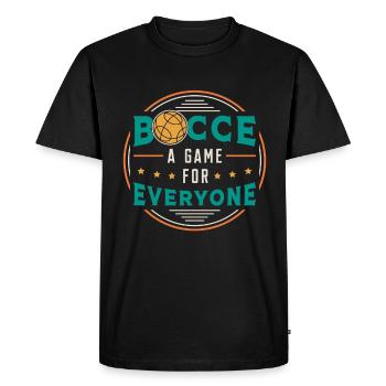 Bocce Ball Bocce A Game For Everyone Boule Player - Men's Premium Organic T-Shirt - black - Front - Nico (187cm)