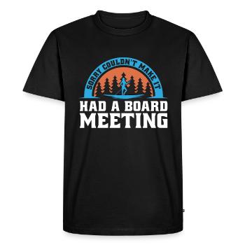 Stand Up Paddle désolé de ne pas avoir pu faire de sport nautique - T-shirt Premium bio Homme - noir - Devant - Nico (187cm)