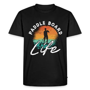 Stand Up Paddle Board Life Water Sports SUP Board - T-shirt Premium bio Homme - noir - Devant - Nico (187cm)