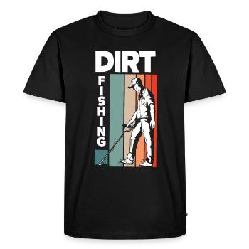 Détecteur de métaux à sondage amusant - T-shirt Premium bio Homme - noir - Devant - Nico (187cm)