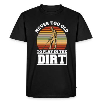 Détecteur de métaux à sondage amusant - T-shirt Premium bio Homme - noir - Devant - Nico (187cm)