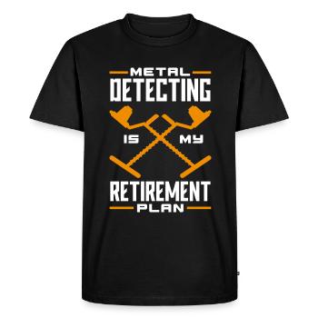 Détecteur de métaux à sondage amusant - T-shirt Premium bio Homme - noir - Devant - Nico (187cm)