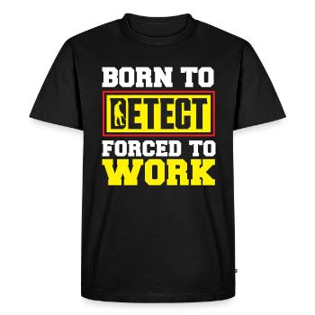Détecteur de métaux à sondage amusant - T-shirt Premium bio Homme - noir - Devant - Nico (187cm)