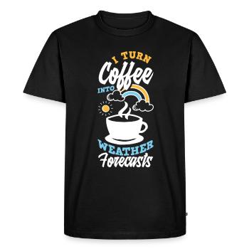 Meteorologist Meteorology Storm Chaser Gift - Men's Premium Organic T-Shirt - black - Front - Nico (187cm)