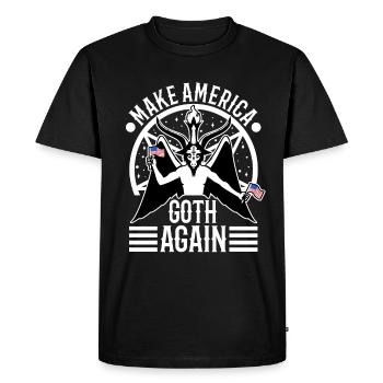 Rendre l’Amérique gothique à nouveau - T-shirt Premium bio Homme - noir - Devant - Nico (187cm)