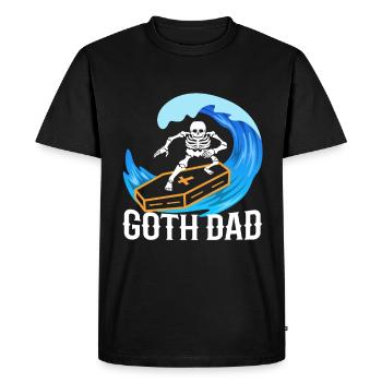 Goth Dad - Men's Premium Organic T-Shirt - black - Front - Nico (187cm)