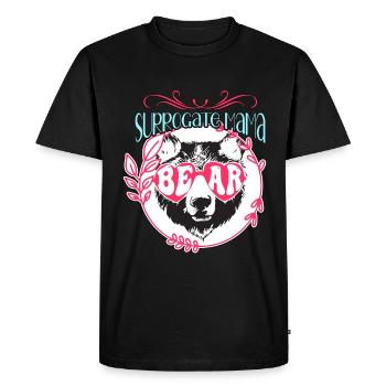 Surrogacy Surrogate Mama Infertility Awareness - Men's Premium Organic T-Shirt - black - Front - Nico (187cm)