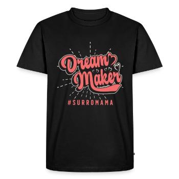 Surrogacy Dream Maker IVF Pregnancy Surrogate Mom - Men's Premium Organic T-Shirt - black - Front - Nico (187cm)