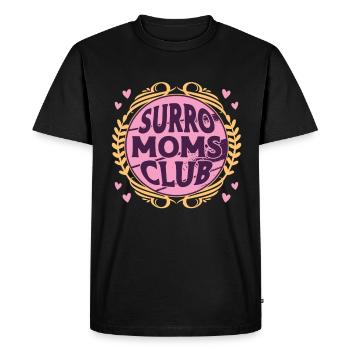 Surrogacy Surro Moms Club Surrogate Mama Pregnancy - Men's Premium Organic T-Shirt - black - Front - Nico (187cm)