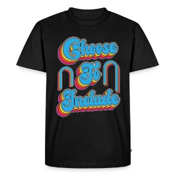 IEP Choose To Include Special Education Teacher - Men's Premium Organic T-Shirt - black - Front - Nico (187cm)