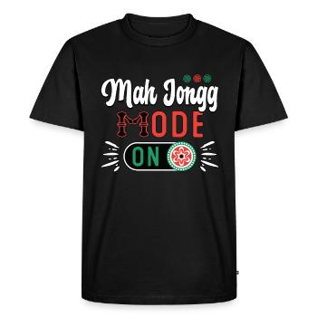 Mode Mah Jongg sur Loves Chinese Mahjong Board Game - T-shirt Premium bio Homme - noir - Devant - Nico (187cm)