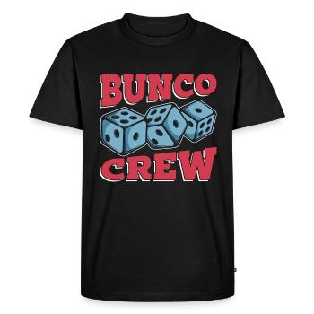 Bunco Crew Loves Game Night Dices Bunco Squad - Men's Premium Organic T-Shirt - black - Front - Nico (187cm)