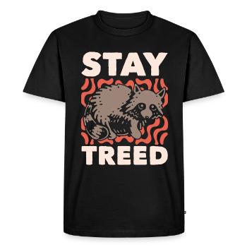 Chasse au raton laveur Séjour boisé Racoon Southern Hunting - T-shirt Premium bio Homme - noir - Devant - Nico (187cm)