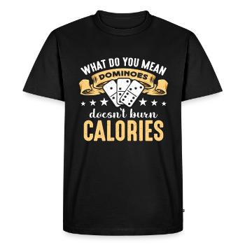 Dominoes What Do You Mean Dominoes Family Game - Men's Premium Organic T-Shirt - black - Front - Nico (187cm)