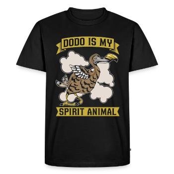 Dodo Bird Dodo est mon Animal Bird Watching - T-shirt Premium bio Homme - noir - Devant - Nico (187cm)