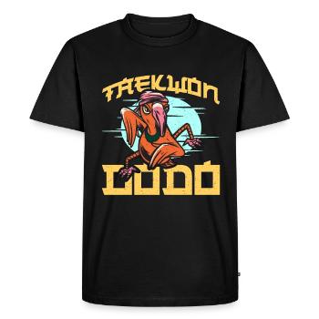 Dodo Bird Taekwon-Dodo Observation des oiseaux sans vol - T-shirt Premium bio Homme - noir - Devant - Nico (187cm)