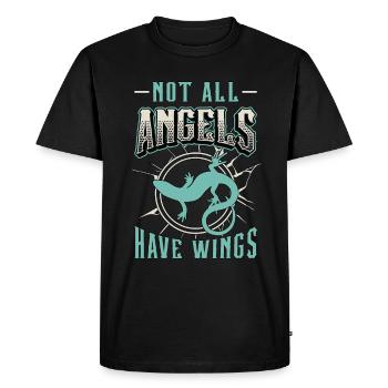 Scinques Tous les anges n’ont pas d’ailes Animaux exotiques - T-shirt Premium bio Homme - noir - Devant - Nico (187cm)