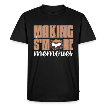 S’mores Making S’more Memories Marshmallow Lovers - T-shirt Premium bio Homme - noir - Devant - Nico (187cm)